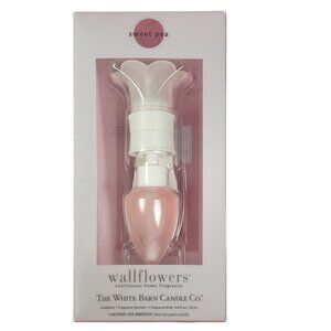 White Barn Sweet Pea Wallflowers Home Fragrance 0.8oz Plug In Air Freshener